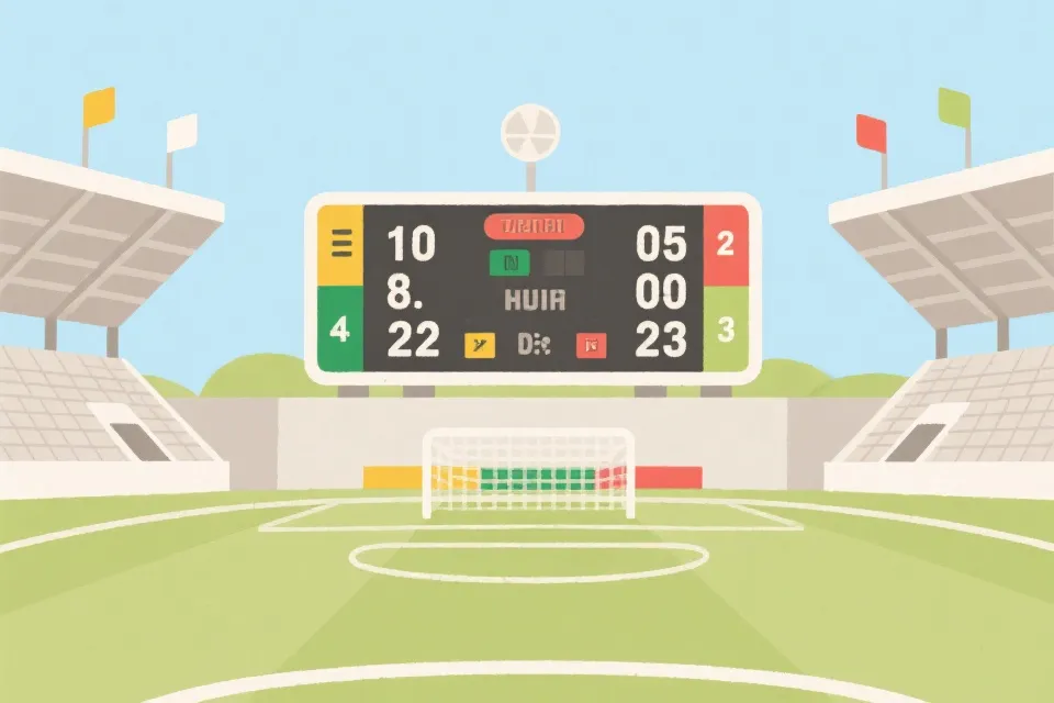 赛果看板示意图